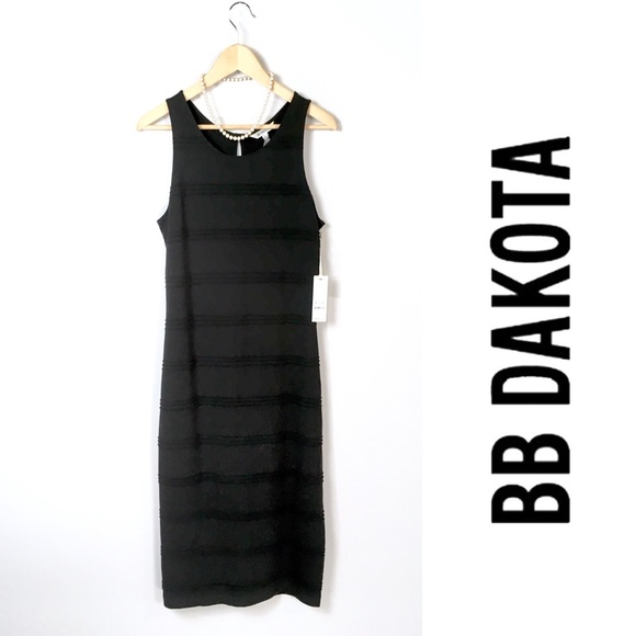 BB Dakota Dresses & Skirts - B.B. DAKOTA Jersey Scoop Neck Midi Dress